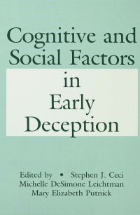 Imagen de portada: Cognitive and Social Factors in Early Deception 1st edition 9781138876217