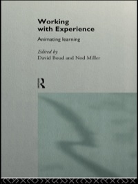 Omslagafbeelding: Working with Experience 1st edition 9780415142458