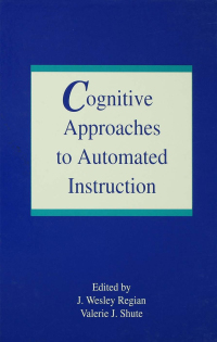 Cover image: Cognitive Approaches To Automated Instruction 1st edition 9780805809923