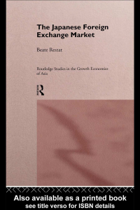 Titelbild: The Japanese Foreign Exchange Market 1st edition 9780415142328