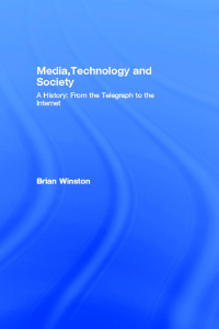 Omslagafbeelding: Media,Technology and Society 1st edition 9780415142298