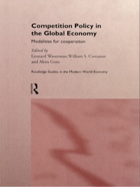 Imagen de portada: Competition Policy in the Global Economy 1st edition 9780415142267