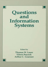 صورة الغلاف: Questions and Information Systems 1st edition 9780805810189