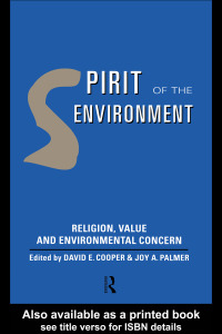 Cover image: Spirit of the Environment 1st edition 9780415142021