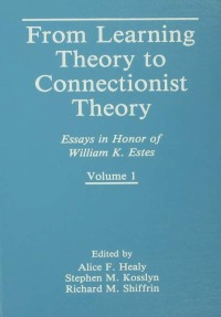Imagen de portada: From Learning Theory to Connectionist Theory 1st edition 9780805810974