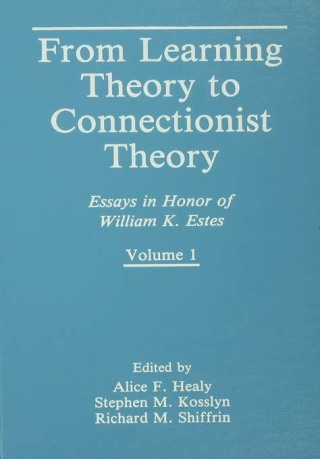 Cover image: From Learning Theory to Connectionist Theory 1st edition 9780805810974