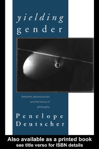 Cover image: Yielding Gender 1st edition 9780415139441