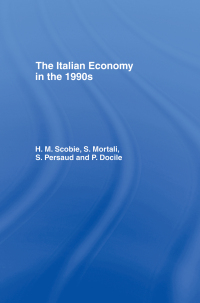 Immagine di copertina: The Italian Economy in the 1990s 1st edition 9780415139366