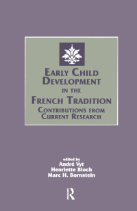 Imagen de portada: Early Child Development in the French Tradition 1st edition 9780805811933