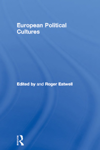Imagen de portada: European Political Cultures 1st edition 9780415138680