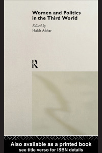Imagen de portada: Women and Politics in the Third World 1st edition 9780415138536