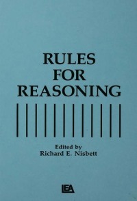 Imagen de portada: Rules for Reasoning 1st edition 9780805812565