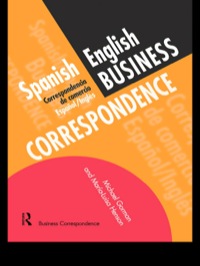 Immagine di copertina: Spanish/English Business Correspondence 1st edition 9781138158023