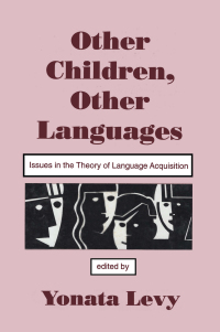Imagen de portada: Other Children, Other Languages 1st edition 9780805813302