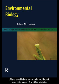 Cover image: Environmental Biology 1st edition 9780415136211