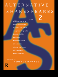 Imagen de portada: Alternative Shakespeares 1st edition 9780415134866