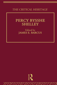 Cover image: Percy Bysshe Shelley 1st edition 9780415134460