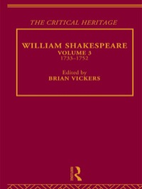 Cover image: William Shakespeare 1st edition 9780415487283
