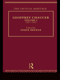 Cover image: Geoffrey Chaucer 1st edition 9780415568883