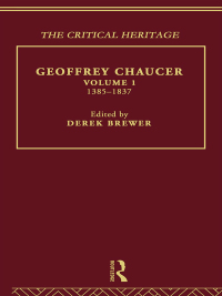 Cover image: Geoffrey Chaucer 1st edition 9781138006904