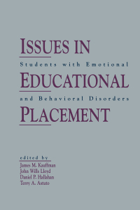 صورة الغلاف: Issues in Educational Placement 1st edition 9780805815320