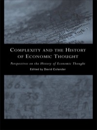 Imagen de portada: Complexity and the History of Economic Thought 1st edition 9780415133562