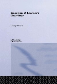 Omslagafbeelding: Georgian: A Learner's Grammar 1st edition 9780415102735