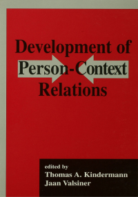 Imagen de portada: Development of Person-context Relations 1st edition 9781138876491