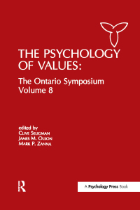 Cover image: The Psychology of Values 1st edition 9781138989788