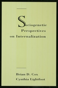 Imagen de portada: Sociogenetic Perspectives on Internalization 1st edition 9780805817089