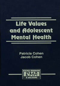 Titelbild: Life Values and Adolescent Mental Health 1st edition 9781138873322