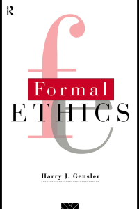 Cover image: Formal Ethics 1st edition 9780415130660