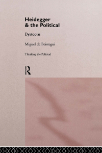 Omslagafbeelding: Heidegger and the Political 1st edition 9780415130639