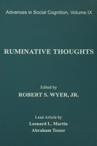 صورة الغلاف: Ruminative Thoughts 1st edition 9780805818161
