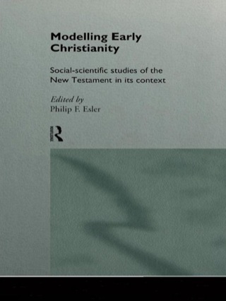 Imagen de portada: Modelling Early Christianity 1st edition 9780415129817
