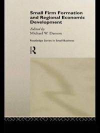 صورة الغلاف: Small Firm Formation and Regional Economic Development 1st edition 9780415129701