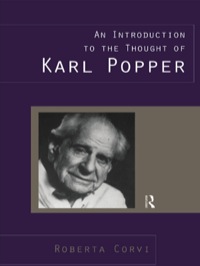 صورة الغلاف: An Introduction to the Thought of Karl Popper 1st edition 9780415129565