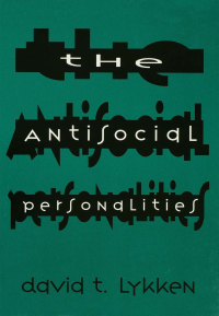 Omslagafbeelding: The Antisocial Personalities 1st edition 9780805819748