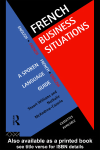 صورة الغلاف: French Business Situations 1st edition 9781138157774