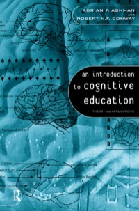 Cover image: An Introduction to Cognitive Education 1st edition 9780415128391