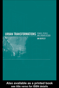 صورة الغلاف: Urban Transformations 1st edition 9780415128247