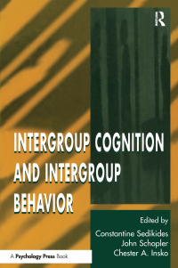 Cover image: Intergroup Cognition and Intergroup Behavior 1st edition 9780805820560
