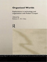 Cover image: Organized Worlds 1st edition 9781138880009
