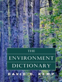 Imagen de portada: The Environment Dictionary 1st edition 9780415127530