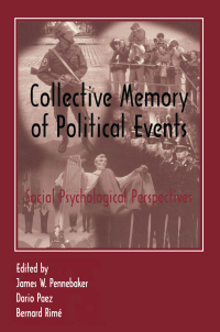 Cover image: Collective Memory of Political Events 1st edition 9781138882850
