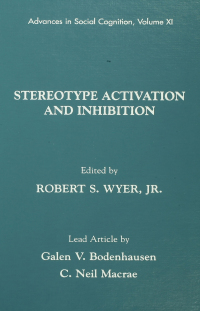 صورة الغلاف: Stereotype Activation and Inhibition 1st edition 9780805823394