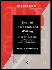 Imagen de portada: English in Speech and Writing 1st edition 9780415124812
