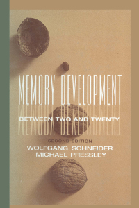 Cover image: Memory Development Between Two and Twenty 2nd edition 9781138876613