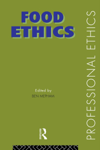 Imagen de portada: Food Ethics 1st edition 9780415124515