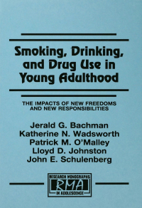 Imagen de portada: Smoking, Drinking, and Drug Use in Young Adulthood 1st edition 9780805825473